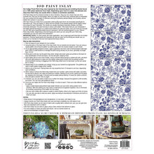 Load image into Gallery viewer, IOD  Paint Inlay Indigo Floral