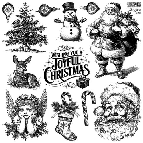 IOD Decor Stamp Christmas Wishes *Limited Edition*