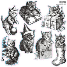 Load image into Gallery viewer, IOD Decor Stamp Christmas Kitties  * Limited Edition*