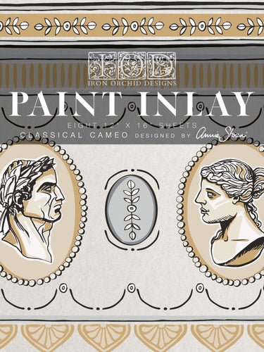 IOD Paint Inlay Classic Cameos Annie Sloan's Limited edition