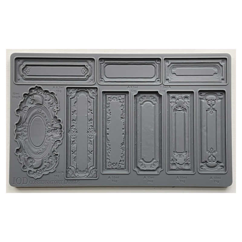 IOD Conservatory Labels Mould