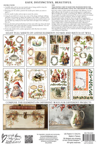 IOD Decor Transfer Santa's Hollow *Limited Edition*