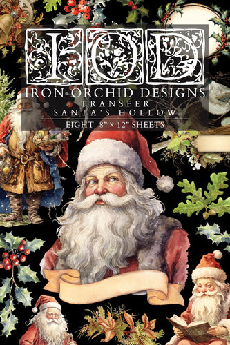 IOD Decor Transfer Santa's Hollow *Limited Edition*