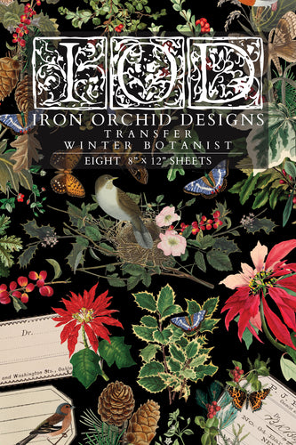 IOD Decor Transfer Winter Botanist *Limited Edition*
