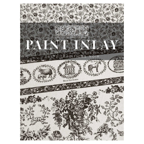 IOD  Paint Inlay Delft Traditions Noir * Limited Edition*