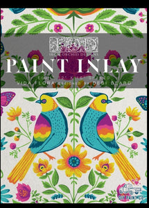 IOD Paint Inlay Vida Flora DIY's  Limited edition