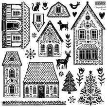 Load image into Gallery viewer, Iron Orchid Designs Decor Stamp Gingerbread Lane *Limited Edition*