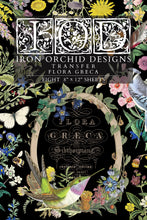 Load image into Gallery viewer, Iron Orchid Designs Decor Transfer Flora Grecca