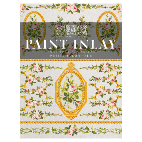 IOD  Paint Inlay Petit Fleur PINK *Limited Edition*