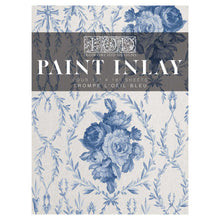 Load image into Gallery viewer, IOD  Paint Inlay Trompe L&#39;Oeil Bleu