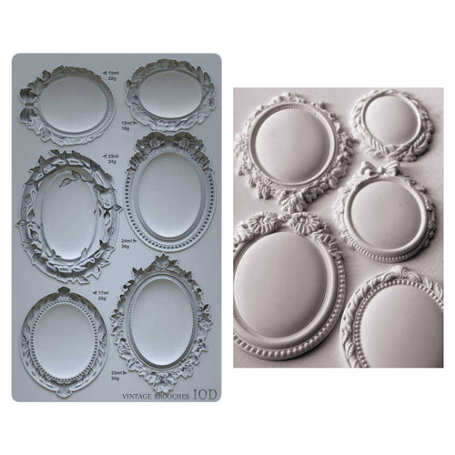 IOD Vintage Brooches Mould