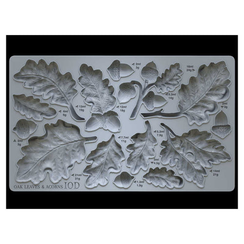 IOD Oak  Leaves & Acorns Mould