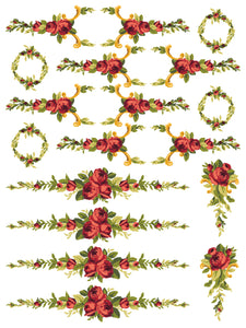 IOD  Paint Inlay Petit Fleur RED *Limited Edition*
